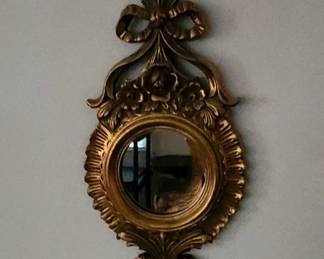 Federal convex eagle mirror, sometimes referred to as a bullseye mirror