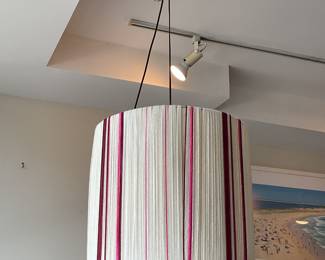Handmade pendent lamp 19” x 21” $140 + tax