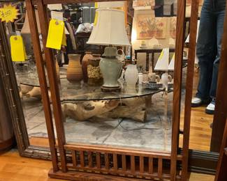 Wooden Amish style mirror 29.5” x 38” $122.50 + tax