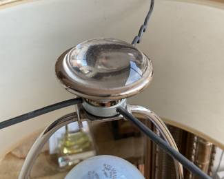 Restoration hardware crystal lamp 32” tall $70 + tax