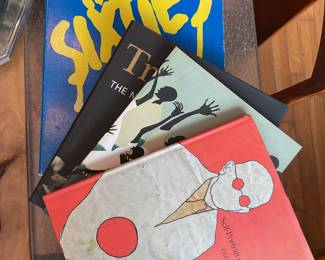 Vintage coffee table books