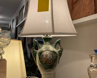 Antique porcelain lamp 23” tall $91 + tax