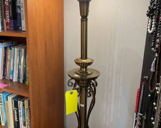 Brass table lamp 3’ tall $10.50 + tax