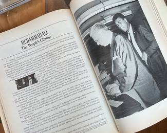 Vintage coffee table books