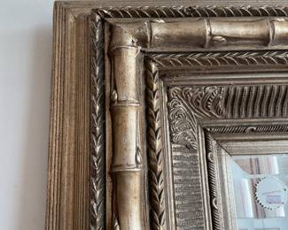 Large faux bamboo mirror 92” x 68” $1750 + tax
