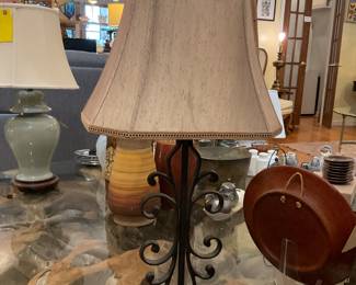 Black table lamp 30” tall $52.50 + tax