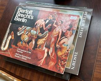Vintage coffee table books