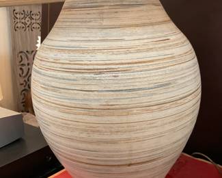 Ceramic lamp 27.5” tall