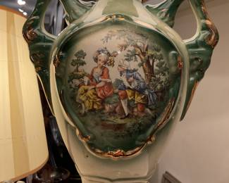 Antique porcelain lamp 23” tall $91 + tax