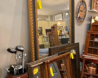 Large black and gold mirror 82” x 47” $700 + tax