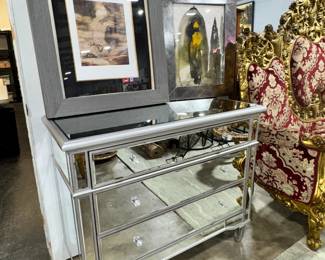 Mirrored Dresser and Artwork Orlando Estate Auction