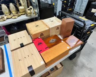 Wine and Cigar Boxes Orlando Estate Auction