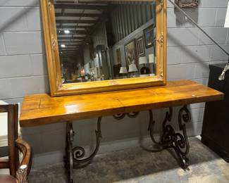 Sofa Table and Mirror Orlando