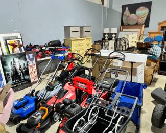 Lawn Mowers, Artwork and Misc Merchandise Orlando 