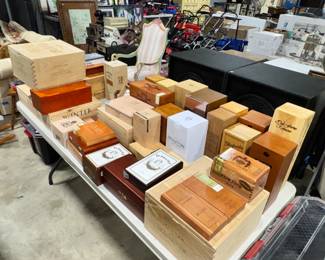 Cigar and Wine Boxes Orlando Estate Auction