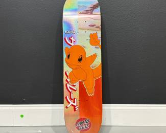 Lot 169 Pokemon Charmander Skateboard Santa Cruz