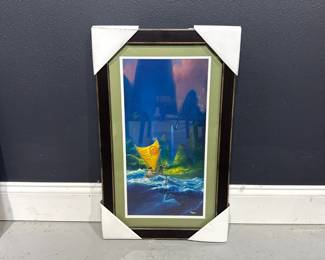 Lot 74 Moana Disney Fine Art Lithograph