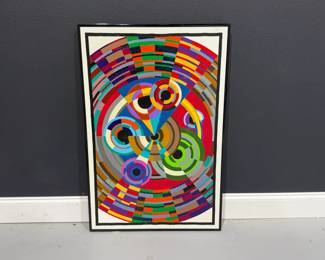 Lot 13 Stanley Brumdage Chromatic Maelstrom Original Art