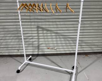 Lot 3 Steel Pipe Clothing Rack