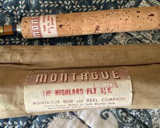 Montague 1 HF 8 1/2 ft Highland Fly , bamboo rod 