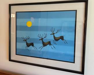 Keith Llewellyn De Carlo, Cave Drawing Reindeer 