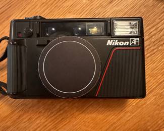 Variety of vintage cameras , Nikon 