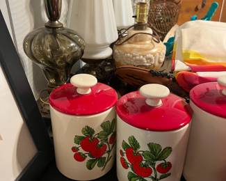 Strawberry Canisters