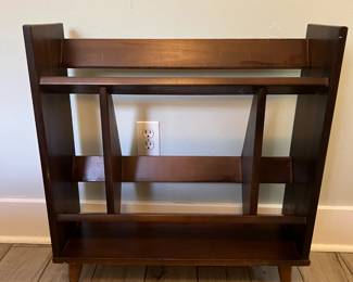 Midcentury bookshelf