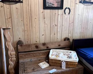 primitive trunk / bench