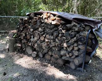 firewood w/ rack