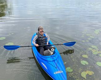 pelican kayak, paddle not included. was used for 3 weeks bought last summer