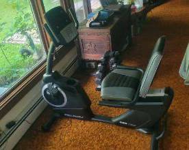 Recumbent bike from scheels 2 years old. Used a few times..