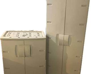 102 Rubbermaid Storage Cabinets