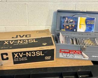 022 JVC DVD Player CDs