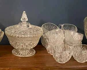 344 Vtg. Punch Bowl