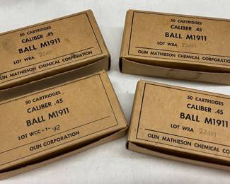 Vintage Olin .45 Caliber M1911