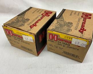 Two Boxes of Hornady 44 Mag