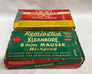 Super-Speed 8mm Mauser Ammunition