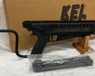 Kel-Tec Model P50 5.7x28mm Semi-Automatic Pistol with Folding Stock and Extra Magazine