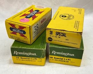 Four Boxes of .38 Special Ammunition