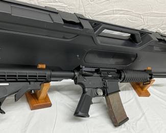 Semi-Automatic Rifle with Case