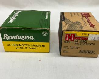 Two Boxes of Remington and Hornady