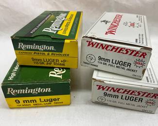 Four Boxes of Winchester and Remington