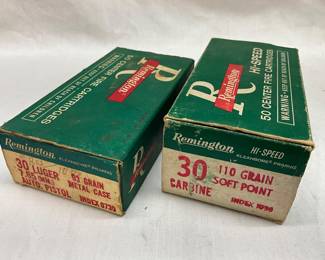 Two Boxes of Remington Ammunition