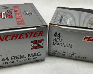 Two Boxes of .44 Rem Magnum
