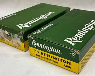 Two Boxes of Remington 35 Rim