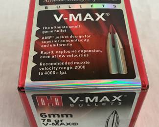 Hornady 6mm V-MAX Bullets
