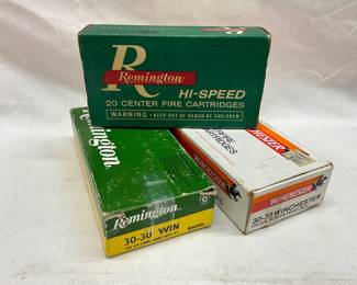 in Remington and Winchester Boxes