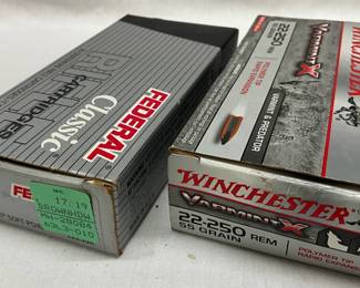 Two Boxes of Winchester and Federal