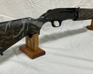 12-Gauge Shotgun with Attached Light